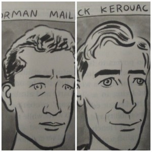 mailer kerouac collage